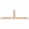Ekena Millwork Portland Smooth Timber Gable Bracket, Douglas Fir, 48"W x 22"H x 1 1/2"D x 3 1/2"F, 11/12 Pitch GBW048X22X0204POR00SDF - alternate 2
